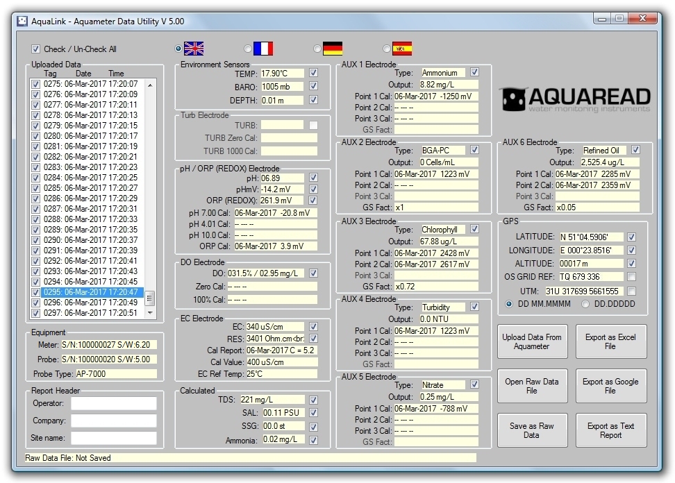 AquaLink - Software per PC